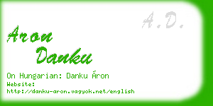aron danku business card